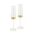 Cristina Re Champagne Flute Estelle Gold Set of 2