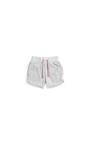 Purebaby Spin Shorts (Pale Grey Melange), , Children's Clothing, Purebaby, Party Twinkle | PO BOX 3145 BRIGHTON VIC 3186 AUSTRALIA | www.partytwinkle.com.au  - 1