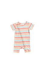 Purebaby Carnival Growsuit (Carnival Stripe), , Children's Clothing, Purebaby, Party Twinkle | PO BOX 3145 BRIGHTON VIC 3186 AUSTRALIA | www.partytwinkle.com.au 