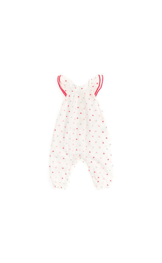 Purebaby Sorbet Jumpsuit (Sorbet Broderie), , Children's Clothing, Purebaby, Party Twinkle | PO BOX 3145 BRIGHTON VIC 3186 AUSTRALIA | www.partytwinkle.com.au