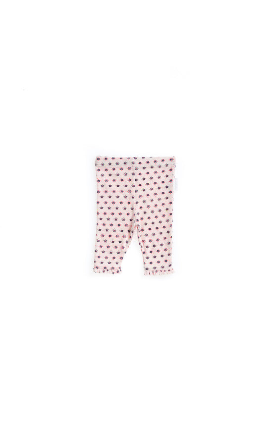 Purebaby Candy Frilled 3/4 Legging (Candy Print), , Children's Clothing, Purebaby, Party Twinkle | PO BOX 3145 BRIGHTON VIC 3186 AUSTRALIA | www.partytwinkle.com.au
