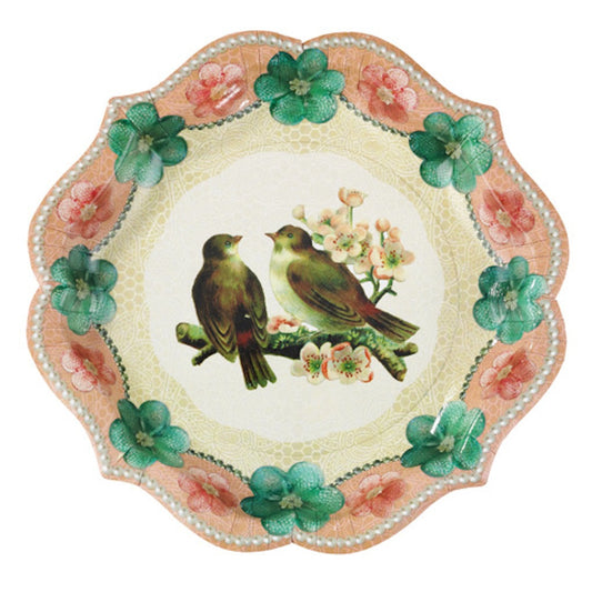 Talking Tables Pastries & Pearls Plates (12), , Cake Plates, Talking Tables, Party Twinkle | PO BOX 3145 BRIGHTON VIC 3186 AUSTRALIA | www.partytwinkle.com.au  - 1