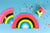Talking Tables Birthday Brights Rainbow Paper Cups (12s)