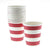 Sambellina Candy Stripe Red Cups (12), , Cups, Sambellina, Party Twinkle | PO BOX 3145 BRIGHTON VIC 3186 AUSTRALIA | www.partytwinkle.com.au  - 1