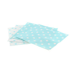 Sambellina Blue Polkadot Reversible Party Napkins (20), , Napkins, Sambellina, Party Twinkle | PO BOX 3145 BRIGHTON VIC 3186 AUSTRALIA | www.partytwinkle.com.au 