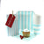 Sambellina Candy Stripe Blue Square Plates (12), , Party Plate, Sambellina, Party Twinkle | PO BOX 3145 BRIGHTON VIC 3186 AUSTRALIA | www.partytwinkle.com.au  - 2