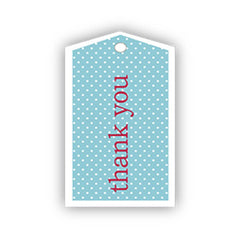 Sambellina Blue Thanks Gift Tags, , Gift Tags, Sambellina, Party Twinkle | PO BOX 3145 BRIGHTON VIC 3186 AUSTRALIA | www.partytwinkle.com.au 