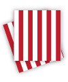 Sambellina Red Candy Stripe Napkins (20)