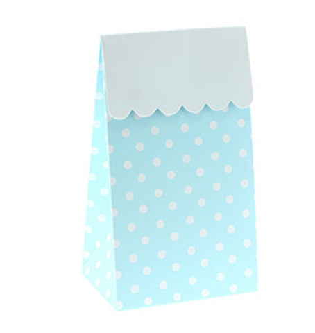 * Sambellina Blue Polkadot Party Treat Boxes (12), , Treat Box, Sambellina, Party Twinkle | PO BOX 3145 BRIGHTON VIC 3186 AUSTRALIA | www.partytwinkle.com.au  - 1