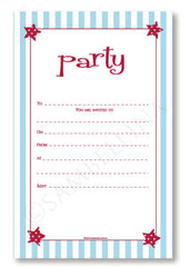 Sambellina Stars Invitation (12), , Invitations, Sambellina, Party Twinkle | PO BOX 3145 BRIGHTON VIC 3186 AUSTRALIA | www.partytwinkle.com.au 