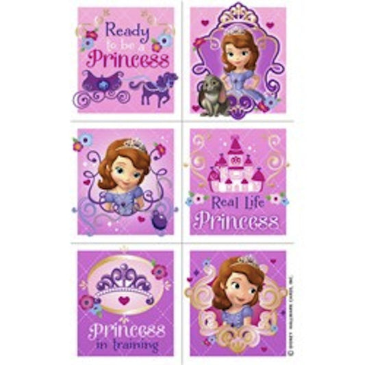 Sofia the First Stickers (4 sheets ), , Favor Bags Accessories , Discount Party Supplies, Party Twinkle | PO BOX 3145 BRIGHTON VIC 3186 AUSTRALIA | www.partytwinkle.com.au