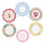 Talking Tables Truly Scrumptious Vintage Paper Plates - pack of 12