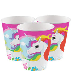 Unicorn Cups - 266ml Paper Party Cups
