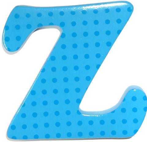 Bobble Art Door Letter "Z" Small Dots Blue, , Door Letter, Bobble Art, Party Twinkle | PO BOX 3145 BRIGHTON VIC 3186 AUSTRALIA | www.partytwinkle.com.au 