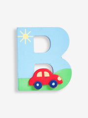 Jojo Maman Bebe - Wooden / Door Letter Primary "B" Blue