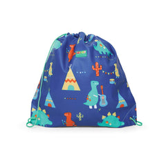 Penny Scallan Drawstring / Swimming Bag - Dino Rock