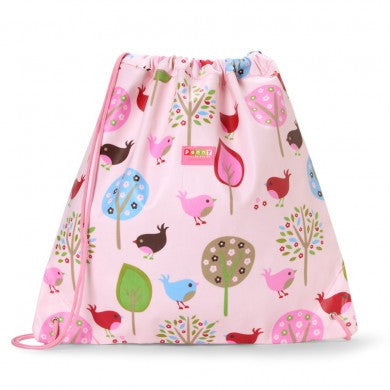 Penny Scallan Drawstring / Swimming Bag Chirpy Bird, , Swimming Bag, Penny Scallan, Party Twinkle | PO BOX 3145 BRIGHTON VIC 3186 AUSTRALIA | www.partytwinkle.com.au 