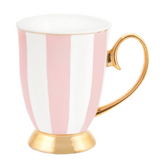 Cristina Re Mug - Blush Stripe New Bone China