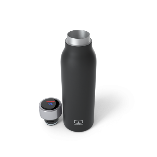 Monbento MB Genius Black Onyx - The smart insulated bottle