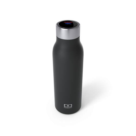 Monbento MB Genius Black Onyx - The smart insulated bottle