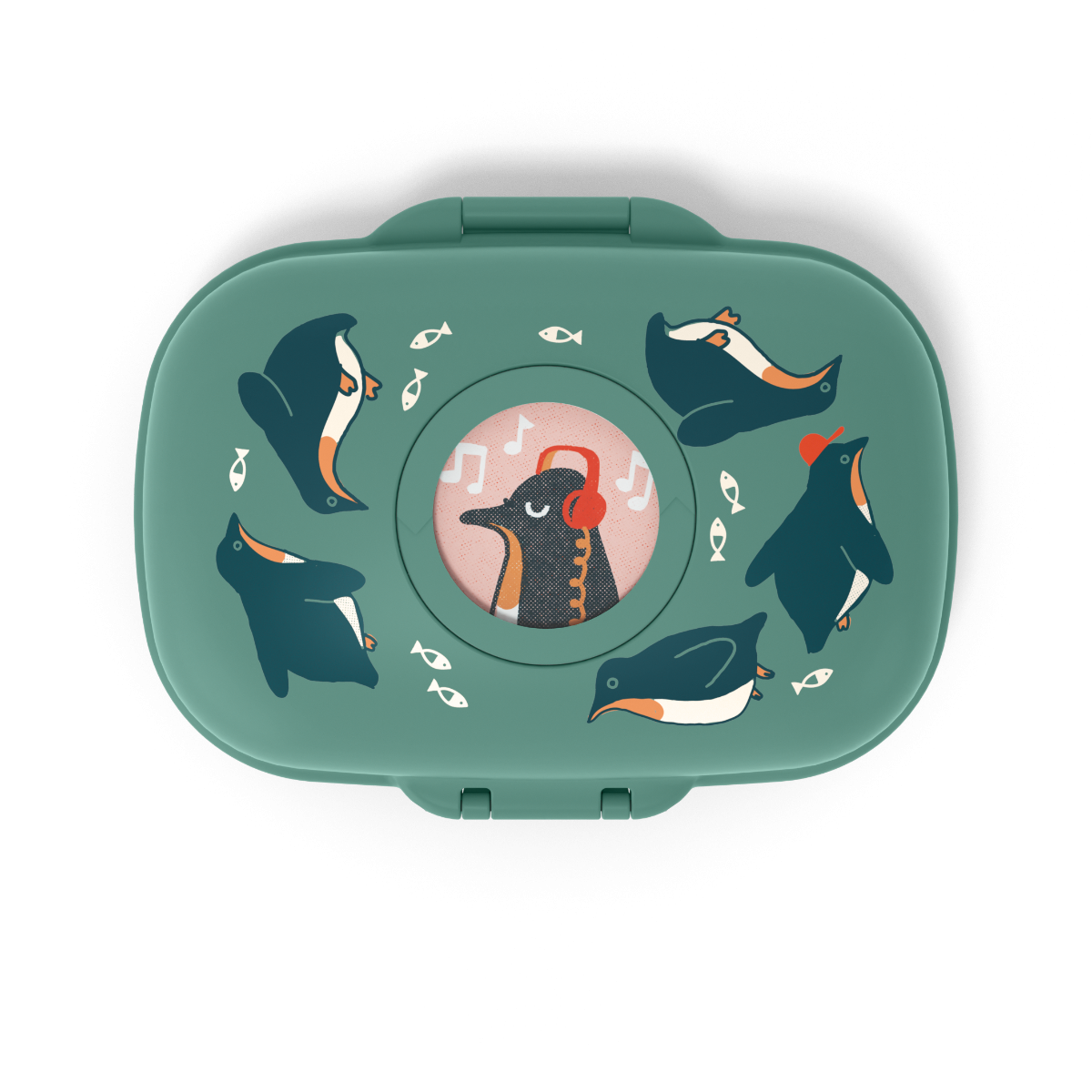 Monbento Bento Box MB Gram Green Penguin