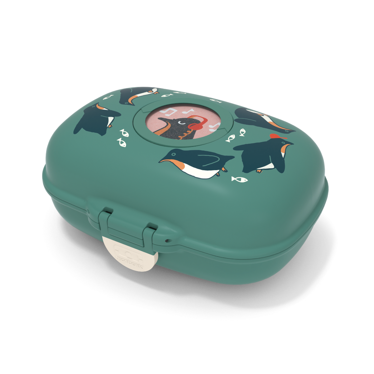 Monbento Bento Box MB Gram Green Penguin
