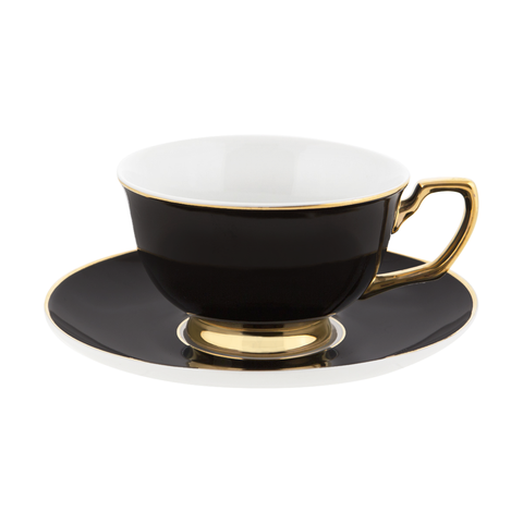 Cristina Re Teacup Ebony New Bone China