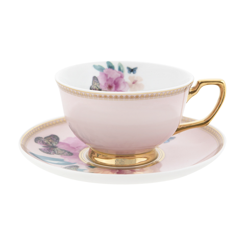 Cristina Re Teacup Butterfly Garden New Bone China