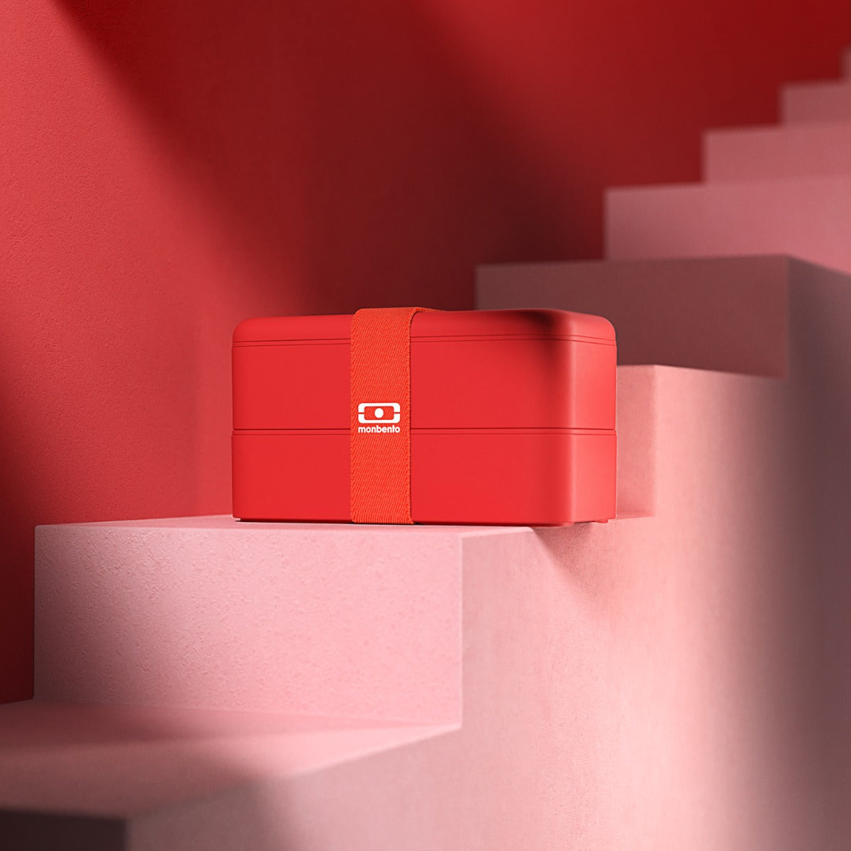 Monbento Bento Box MB Original red Podium  - The Bento Box Made in France