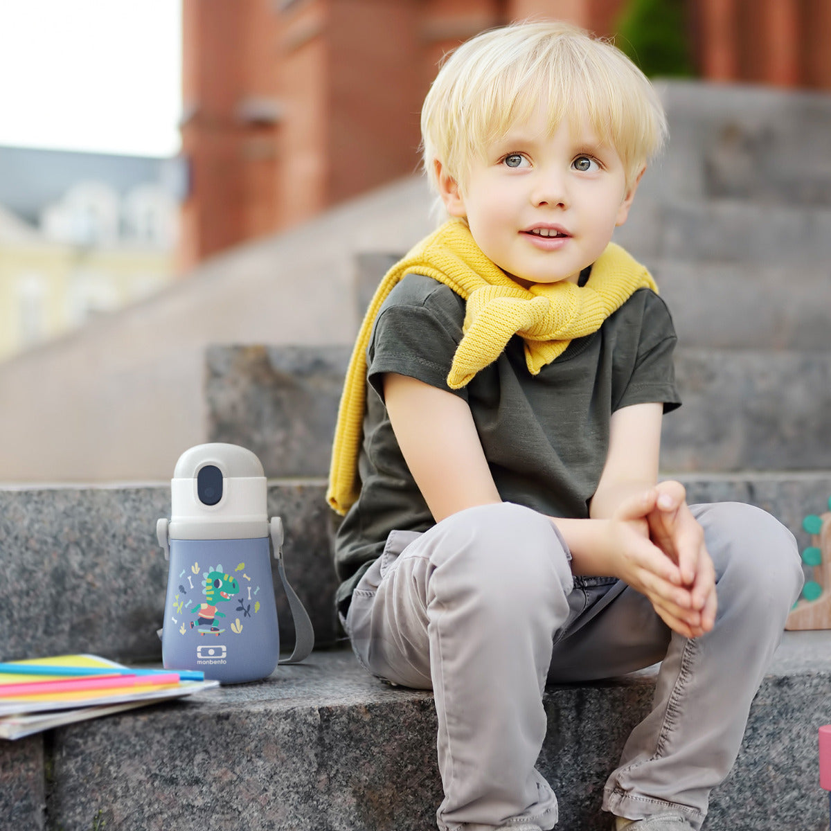 Monbento MB Stram blue Dino