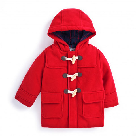 Jojo Maman Bebe Duffle Coat Red (3-4 years)