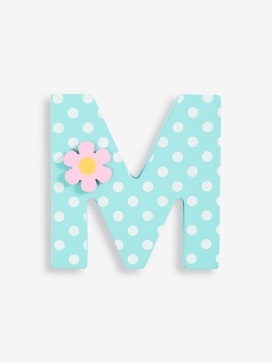 Jojo Maman Bebe - Wooden Letter Pastel "M" Green