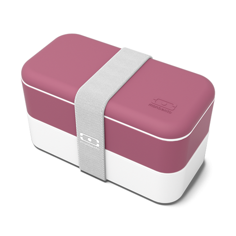 Monbento Bento Box MB Original Blush / White  - The Bento Box. Designed in France.