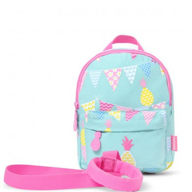 Penny Scallan Mini Backpack with Safety Rein Pineapple Bunting, , Backpack, Penny Scallan, Party Twinkle | PO BOX 3145 BRIGHTON VIC 3186 AUSTRALIA | www.partytwinkle.com.au  - 1