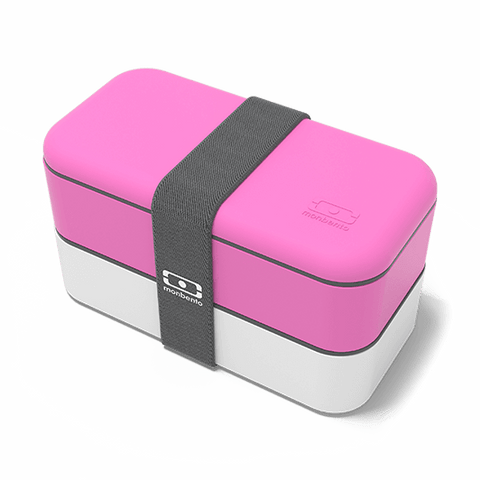 Monbento Bento Box MB Original Pink / White - French Design Bento Box