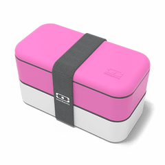 Monbento Bento Box MB Original Pink / White - French Design Bento Box
