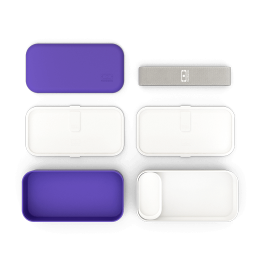 Monbento Bento Box MB Original Ultra Violet/White