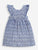 Jojo Maman Bebe Girls' Navy Ditsy Frill Summer Dress (4-5 years)