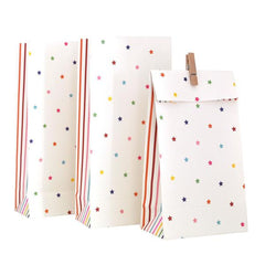 Rainbow Stripe & Stars - Treat Bag - Pack of 10