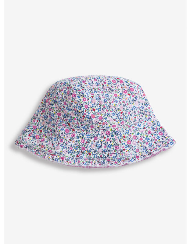 Jojo Maman Bebe Girl's Summer Ditsy Floral Twill Sun Hat (3-6 years)