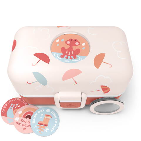 Monbento Bento Box MB Tresor Orange Umbrella - French Design Kid's Bento Box