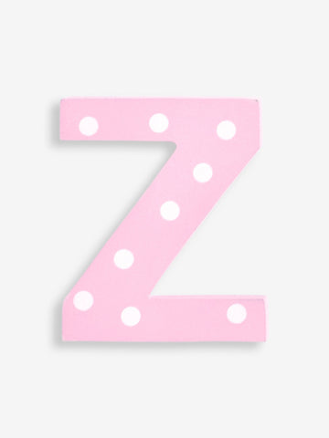 Jojo Maman Bebe - Wooden / Door Letter Pastel "Z" Pink